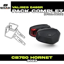 PACK-H0CB73SR-X0SE48SR : Pack de Maletas Laterales Shad E48SR Honda Hornet CB750