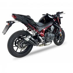 XH6344XB : Echappamento Ixil Dual Hyperflow Nero XL Honda Hornet CB750