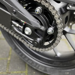 X-MSA-CB750Hornet : Chain Tensioner with Bruudt Swingarm Spools Honda Hornet CB750