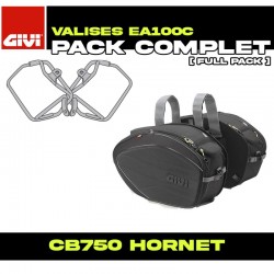 PACK-TE1200-EA100C : Pack Alforjas Laterales Givi EA100C Honda Hornet CB750