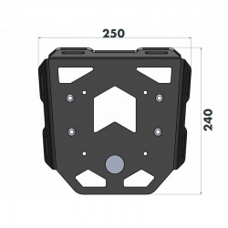 FS66095410101 : Hepco-Becker Minirack Support Honda Hornet CB750