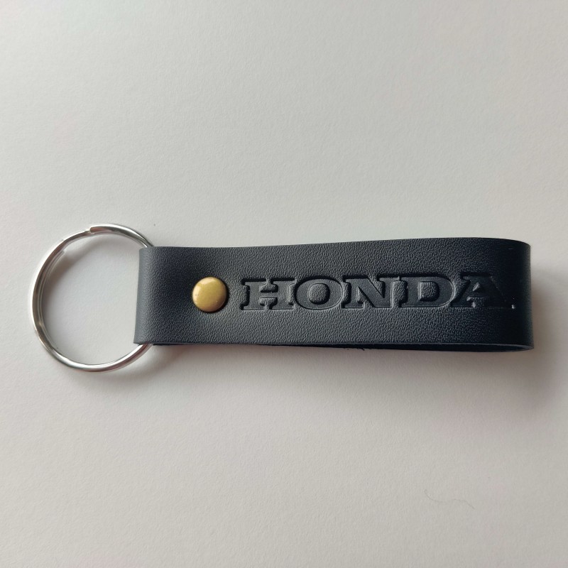 243-0601017-51 : Honda Leather Keychain Honda Hornet CB750