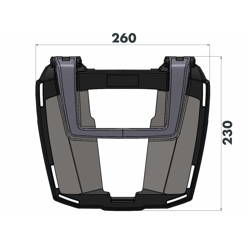 FS66195450105 : Hepco-Becker Easyrack Top Case Halterung CB500 Honda Hornet CB750