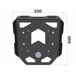 FS66095450105 : Hepco-Becker Minirack Support CB500 Honda Hornet CB750