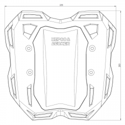 FS68095410101 : Smartrack Hepco-Becker Halterung für weiche Taschen Honda Hornet CB750