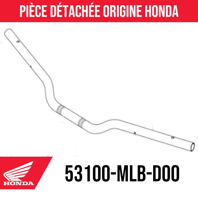 53100-MLB-D00 : Manillar de origen Honda Honda Hornet CB750