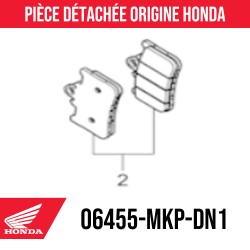 06455-MKP-DN1 : Pastiglie freno anteriori Honda Honda Hornet CB750