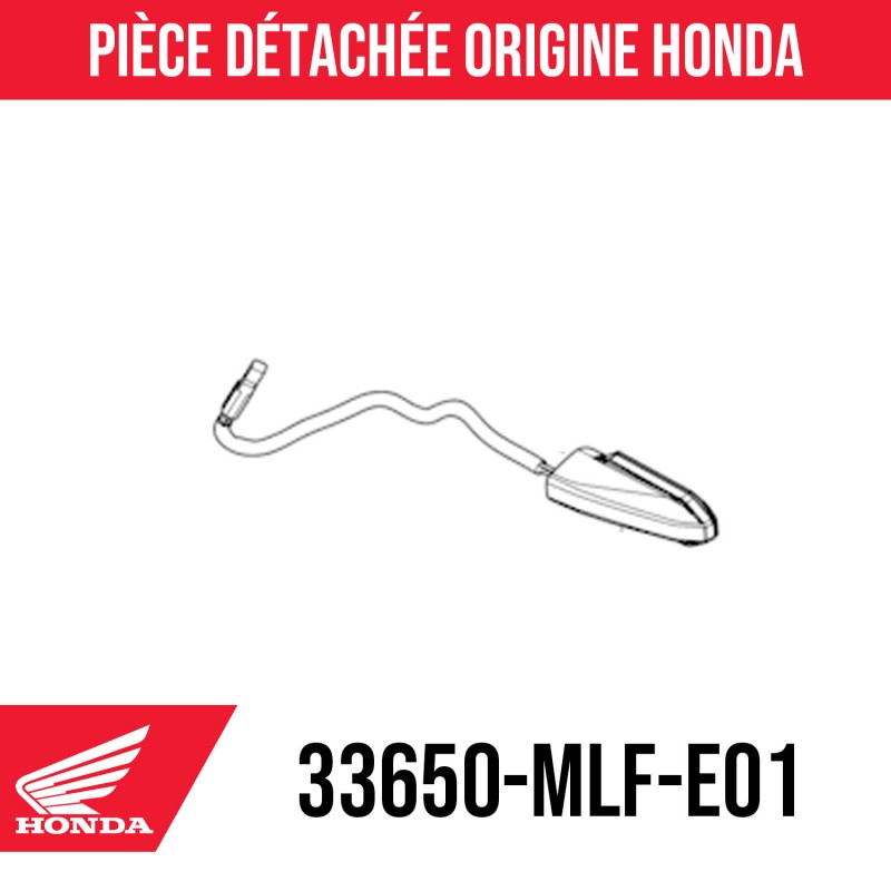 33650-MLF-E01 : Clignotant arrière Honda Honda Hornet CB750